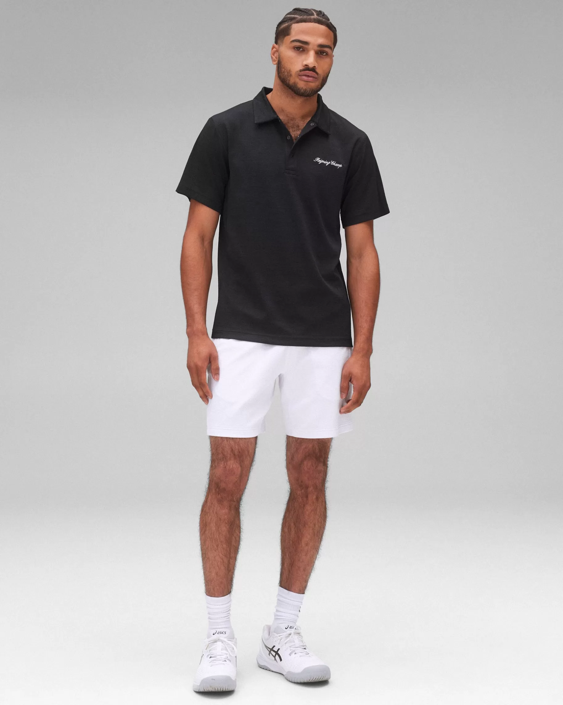 Solotex Mesh Script Polo | Reigning Champ New