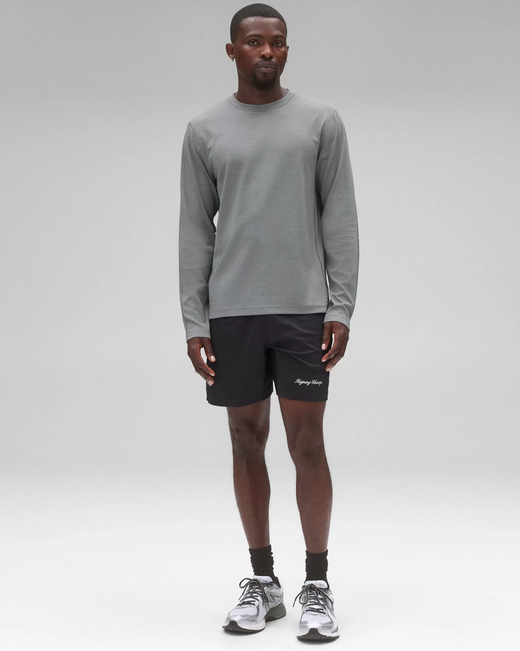 Solotex Mesh Tiebreak Long Sleeve | Reigning Champ Discount