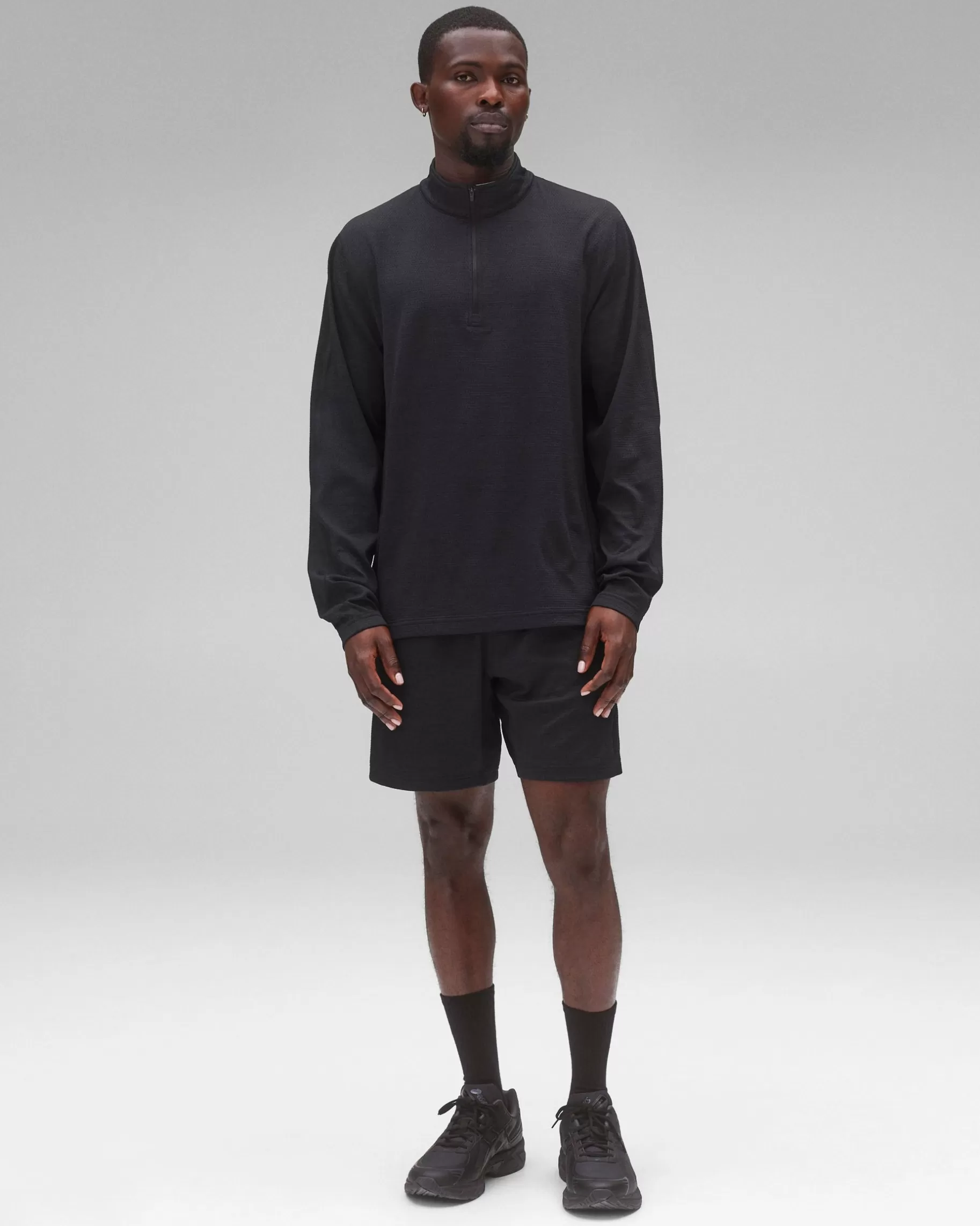 Solotex Mesh Tiebreak Quarter Zip | Reigning Champ Fashion