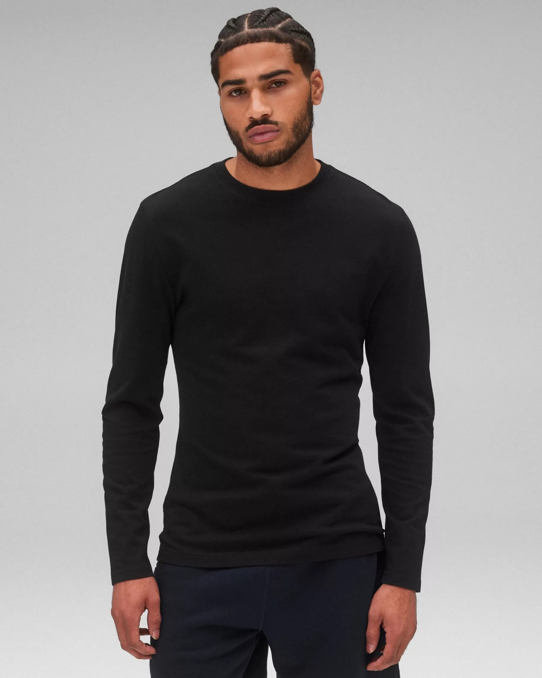 Supima Jersey Pennant Long Sleeve | Reigning Champ Fashion