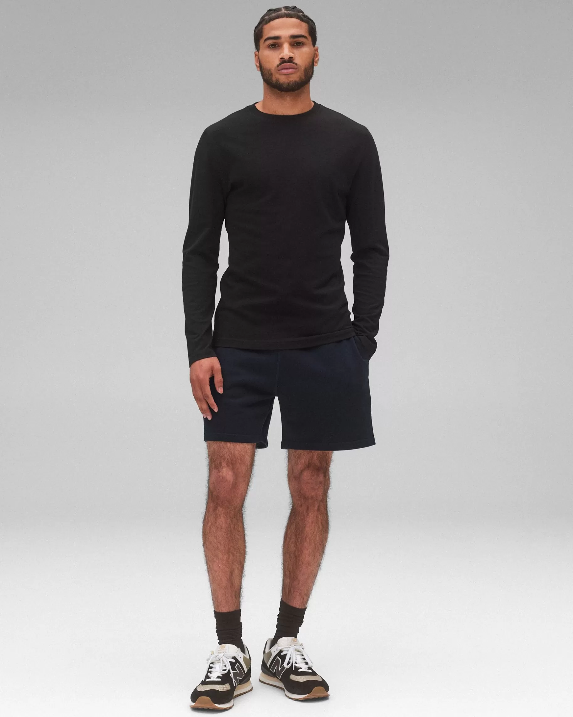 Supima Jersey Pennant Long Sleeve | Reigning Champ Fashion