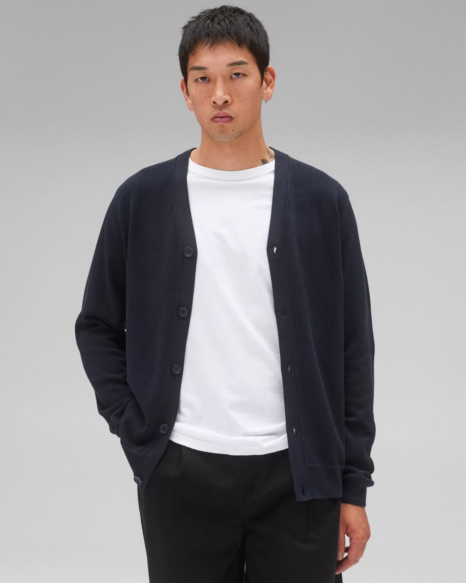 Supima Pique Ace Cardigan | Reigning Champ Shop