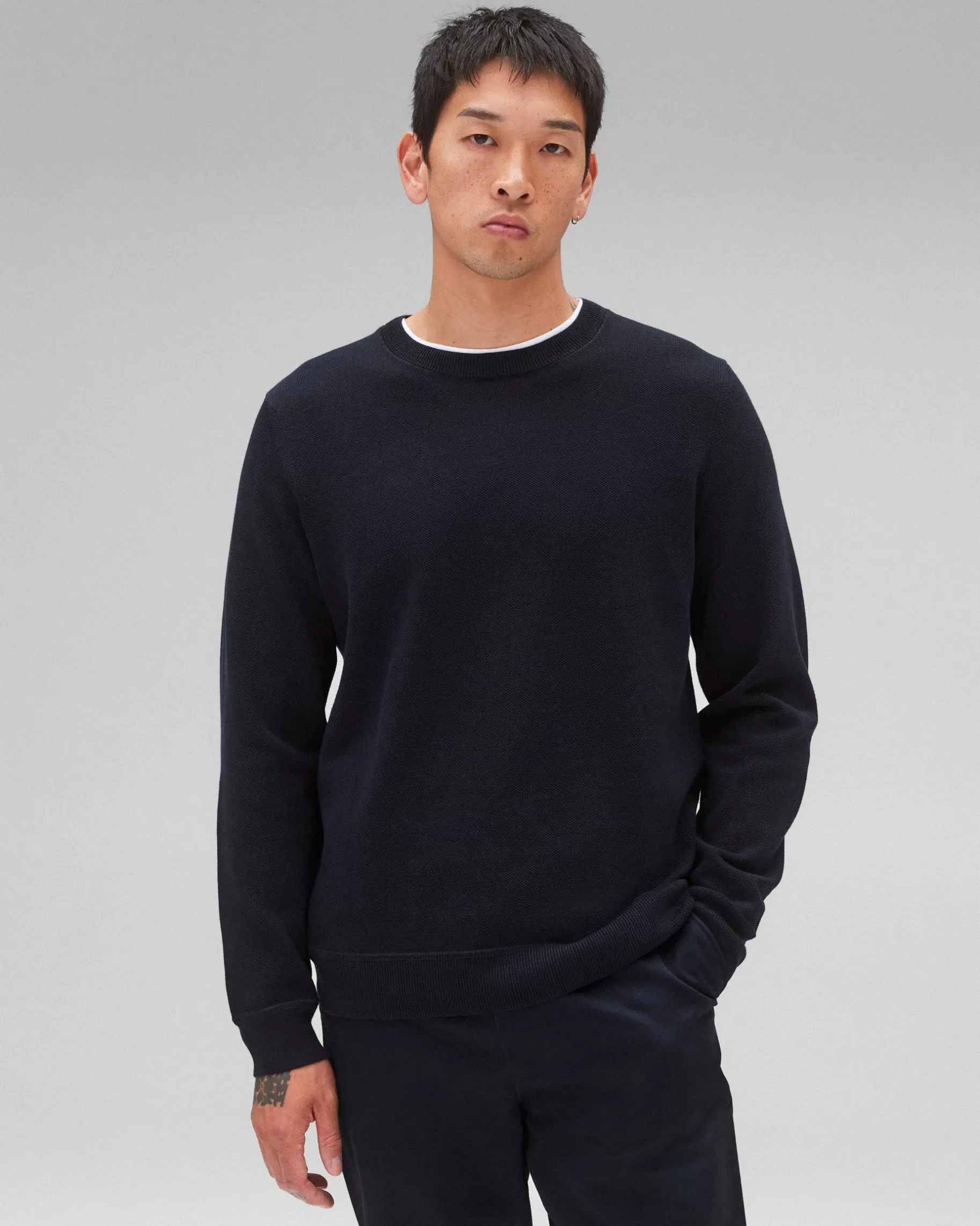 Supima Pique Ace Crewneck | Reigning Champ Cheap