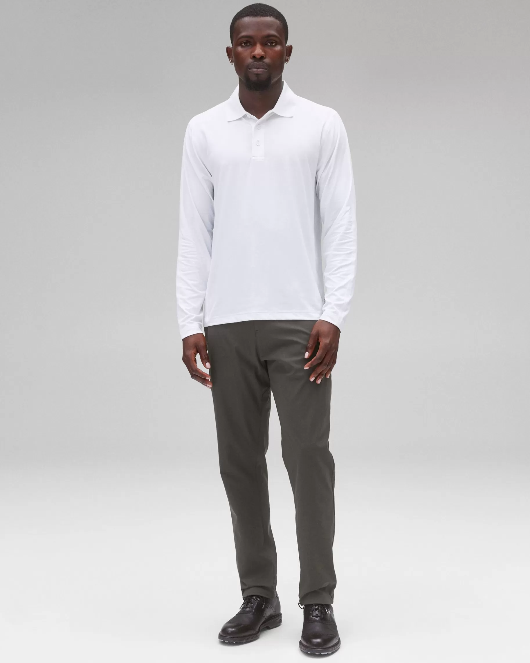 Tech Pique Playoff Long Sleeve Polo | Reigning Champ Best Sale