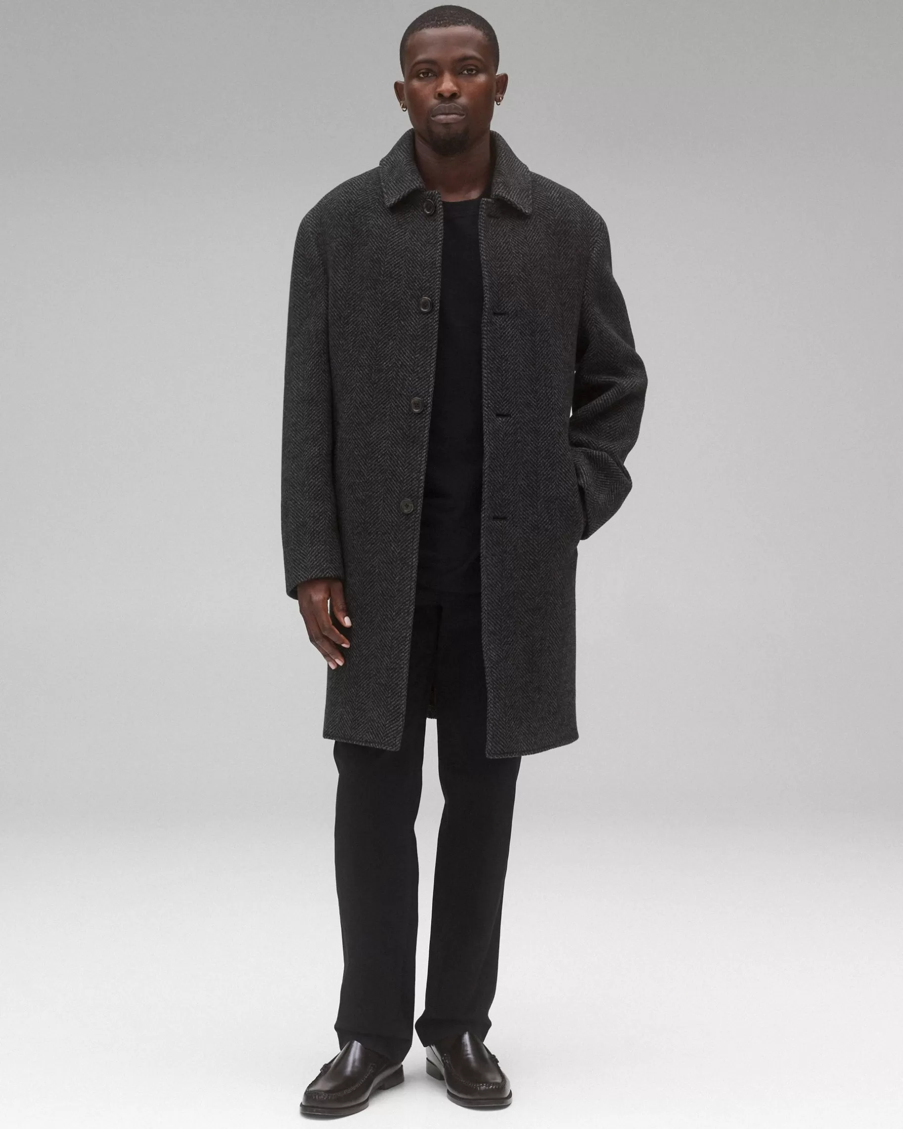 Wool Herringbone Scout Coat | Reigning Champ Flash Sale