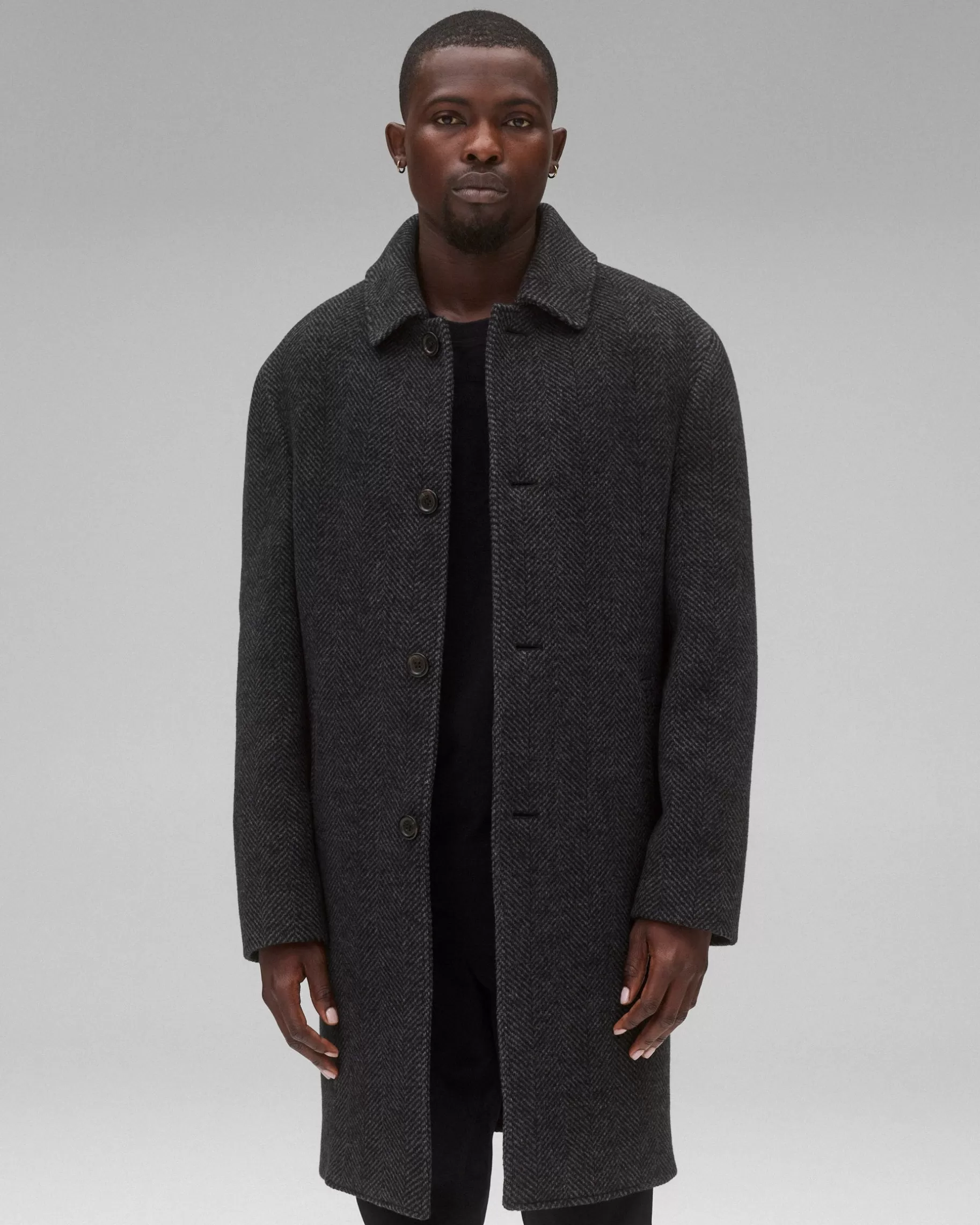 Wool Herringbone Scout Coat | Reigning Champ Flash Sale